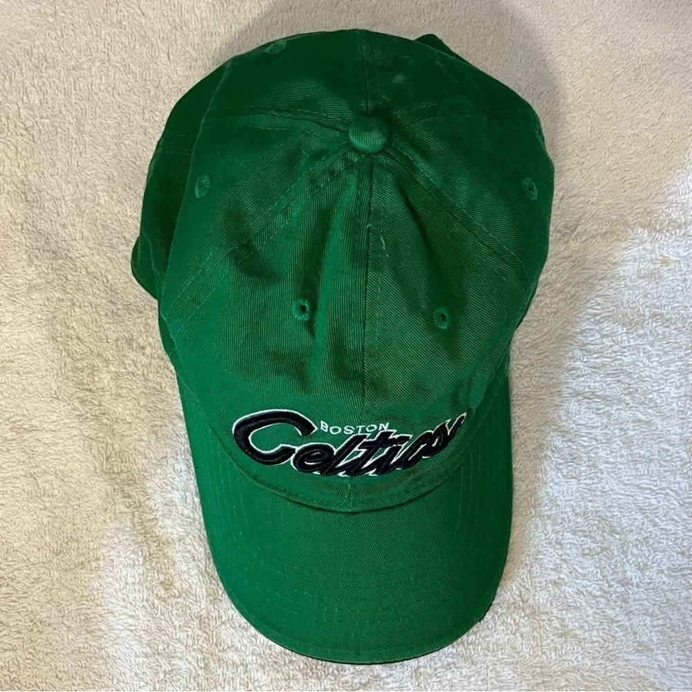 Boston Celtics Green & Black Adjustable Cotton Basketball Cap by NBA Elevation